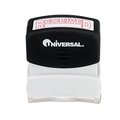 Universal Battery Universal 10067 One-Color Message Stamp  Received  Pre-Inked/Re-Inkable  Red 10067